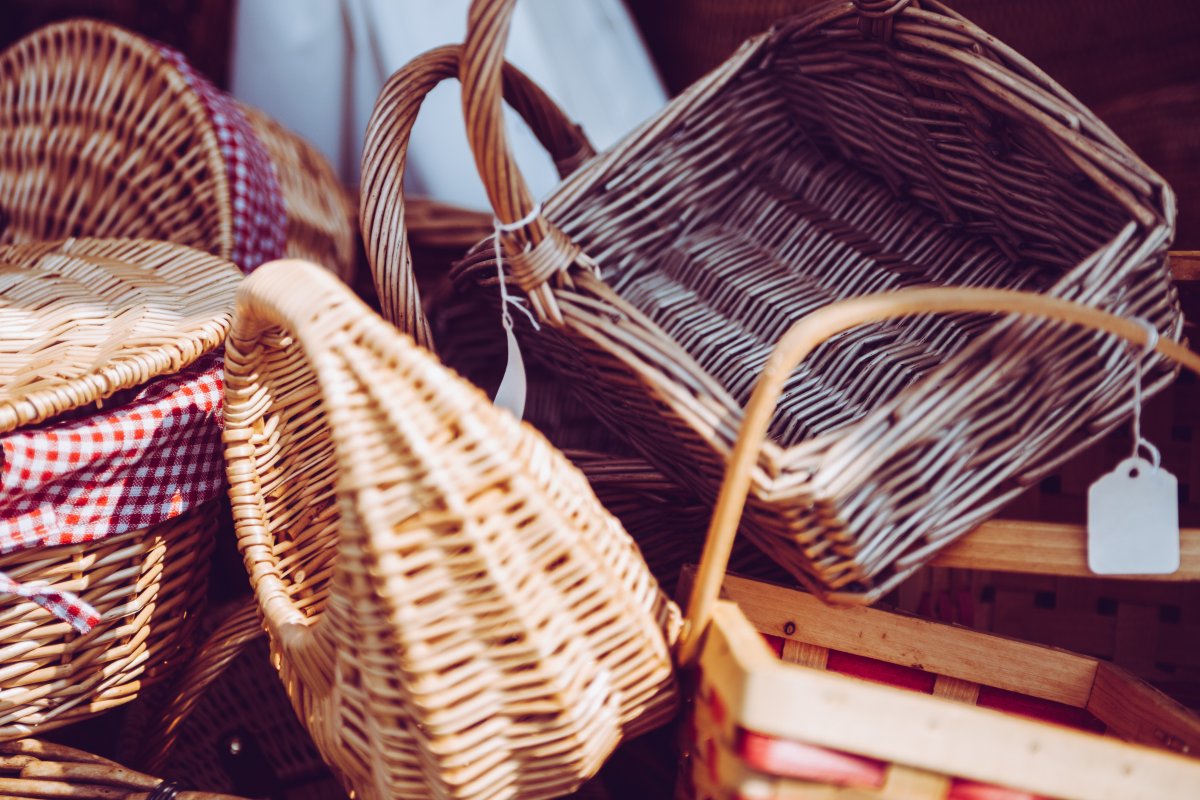 Artesanato de tribos indígenas: cestarias